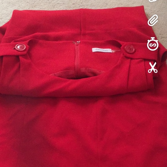 Red Calvin Klein dress 👗. - Picture 3 of 4